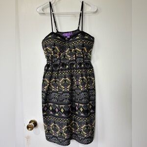 Jolie Black Aztec Print Dress - Size Medium